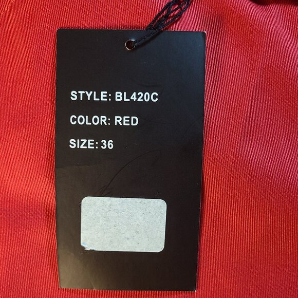 Brooklyn State Men's Red 36 Cargo Shorts With Belt New - Picture 7 of 9